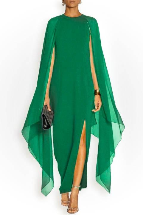 Ileana elegantiška suknelė, žalia