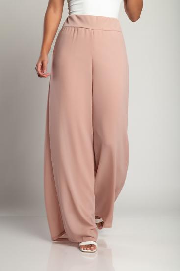 Elegantiškos ilgos kelnės Veronna, rožinės spalvos