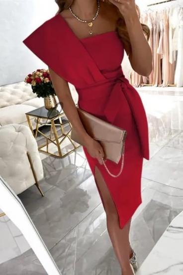 Elegantiška midi suknelė Triona, raudona