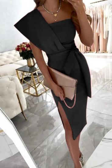 Elegantiška midi suknelė Triona, juoda