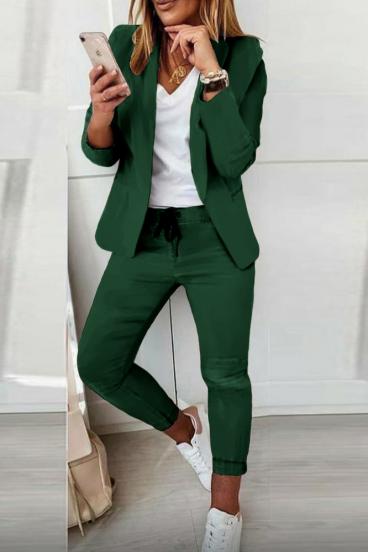 Elegantiškas kostiumas ''Estrena'', žalias