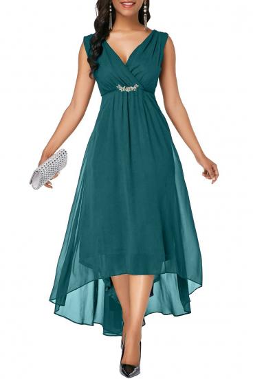 Elegantiška midi suknelė ''Graciana'', benzininės spalvos
