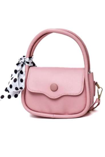 Mažas krepšys su lankeliu, ART2261, rožinis