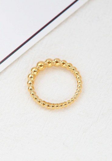 Elegantiškas žiedas, ART2101, aukso spalvos