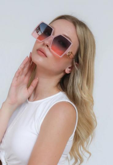 Madingi akiniai nuo saulės, ART2162, rožiniai
