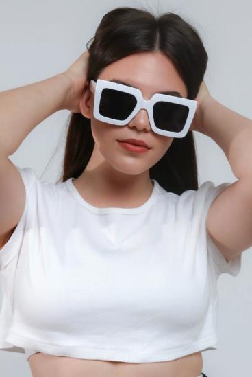 Madingi akiniai nuo saulės, ART2170, balti