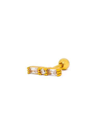 Elegantiški mini auskarai, aukso spalvos