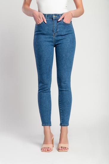 "Luxe Jeans" Itin tamprūs siauri džinsai aukštu liemeniu